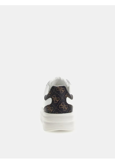 Guess Elbina Kadın Deri Sneaker Ayakkabı Fljelbfal12 Kahverengi