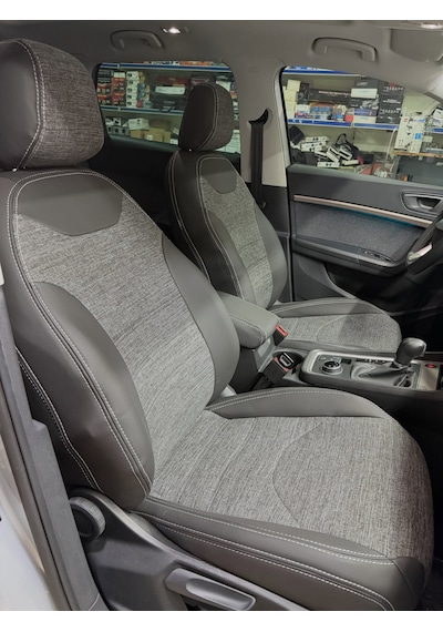 Seat Ateca Uyumlu Araca Özel Oto Koltuk Kılıfı 158602 Siyah