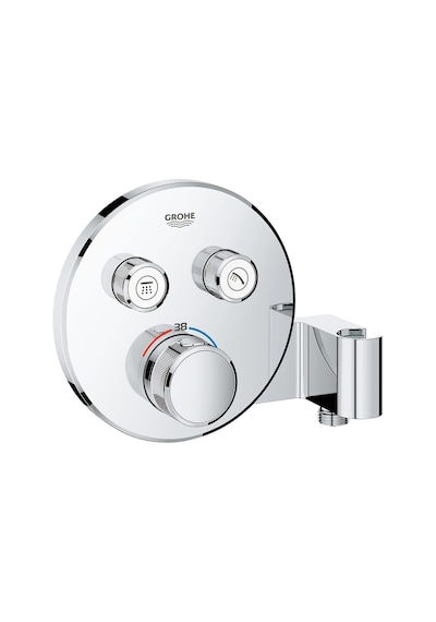 Grohe Grohtherm Smartcontrol Çift Valfli Akış Kontrollü Ankastre Termostatik Duş Bataryası Entegre Duş Kolu Ile - 29120000 Krom Grohe Grohtherm Smartcontrol Çift Valfli Akış Kontrollü Ankastre Termostatik Duş Bataryası Entegre Duş Kolu Ile - 29120000 Krom