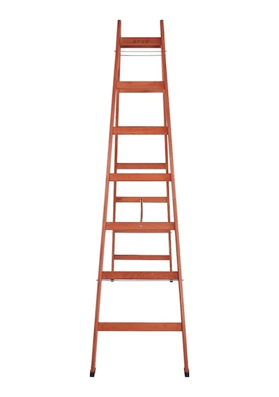 Step 7 Basamaklı Çift Çıkışlı Ahşap Merdiven Yükseklik 2.30 M