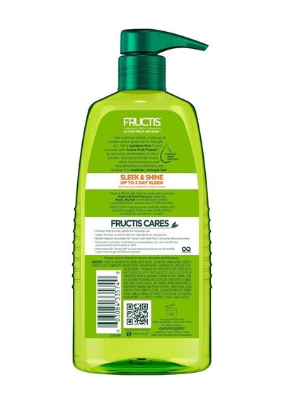 Garnier Fructis Sleek Shine Argan Yağlı Elektriklenme Karşıtı Şam