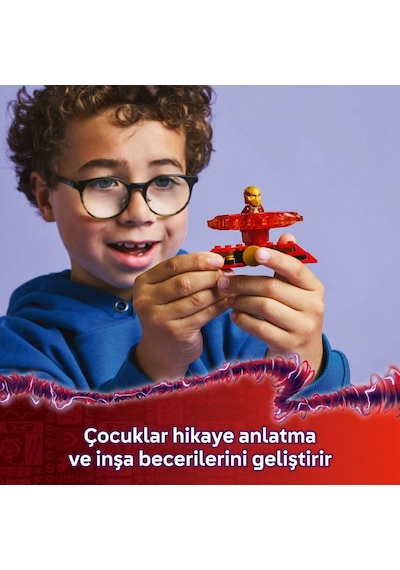 LEGO® NINJAGO® Kai’nin Ejderha Spinjitzu Topacı 71823 - 6 Yaş ve Üzeri Çocuklar için 2 Ninja Minifigürü İçeren Oyuncak Yapım Seti (54P) LEGO® NINJAGO® Kai’nin Ejderha Spinjitzu Topacı 71823 - 6 Yaş ve Üzeri Çocuklar için 2 Ninja Minifigürü İçeren Oyuncak Yapım Seti (54P)