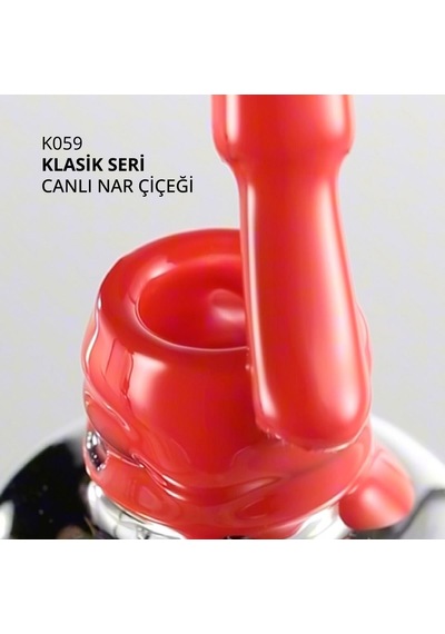 Kalıcı Oje K059, Canlı Nar Çiçeği, 4 Ml Diğer