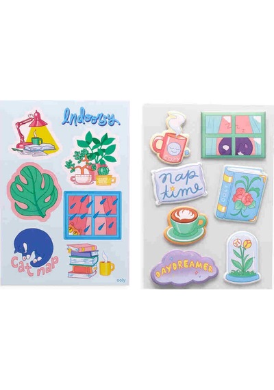 Ooly Sticker Stash Çıkartma Seti - Indoorsy 120-051