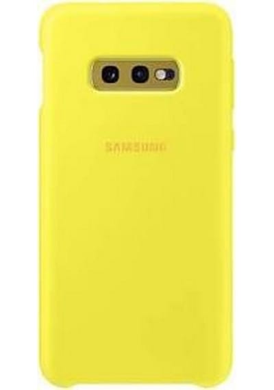 Galaxy S10e İle Uyumlu Kılıf Silicone Cover Sarı Ef-pg970tyegww