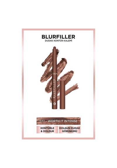 Blurfiller Dudak Kontür Kalemi - 570 Worth It Intense 3600524253547-11241 0