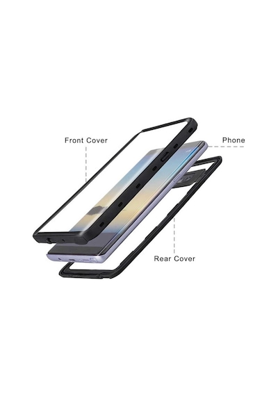 Samsung Uyumlu Galaxy Note 9 Kilif 360 Su Geçirmez 1-1 Silikon Kapak 392992802