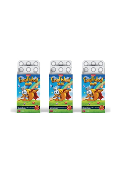 Easyfishoil Multi Çiğnenebilir 30 Jel Tablet 3'Lü Paket