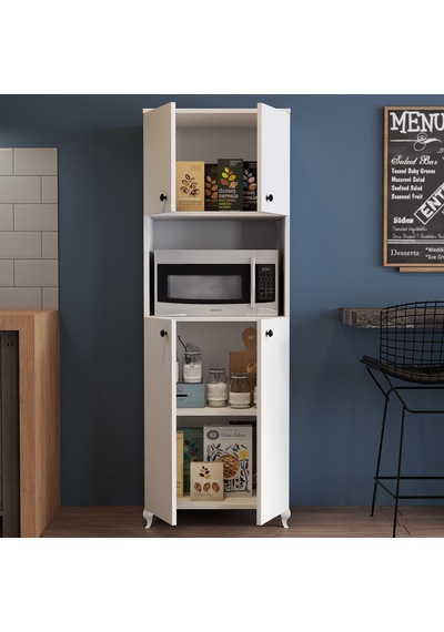 Moxen Beyaz Mikrodalga Fırın Dolabı Mfd1001Byz