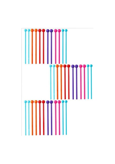 Midex Tfk-20-18x Örf Aletleri Seti Davul Tokmağı Ritim Çubuğu Paketi Karbon Fiber Toptan Paket-2 18 Çift
