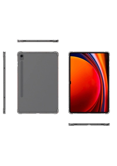 Samsung Galaxy Tab S10 FE/S9 FE/S9/S8/S7 11" Tablet Uyumlu Şeffaf Anti Shock Silikon Kılıf + Tamperli Cam Ekran Koruyucu Samsung Galaxy Tab S10 FE/S9 FE/S9/S8/S7 11" Tablet Uyumlu Şeffaf Anti Shock Silikon Kılıf + Tamperli Cam Ekran Koruyucu