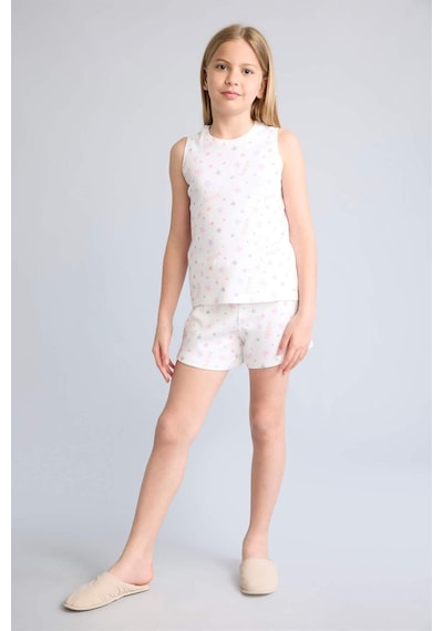 Defacto Regular Fıt Fitilli 2li Pijama Takımı Kız Çocuk H8091a826hswt34 Beyaz-wt34 Defacto Regular Fıt Fitilli 2li Pijama Takımı Kız Çocuk H8091a826hswt34 Beyaz-wt34