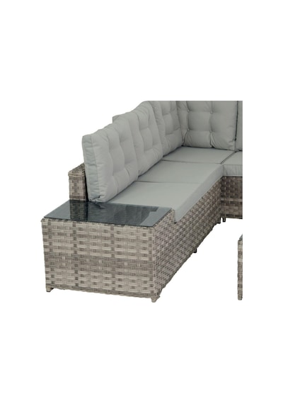 Flexy Zen Bahçe Köşe Mobilya Takımı Rattan Bahçe Mobilyası 708