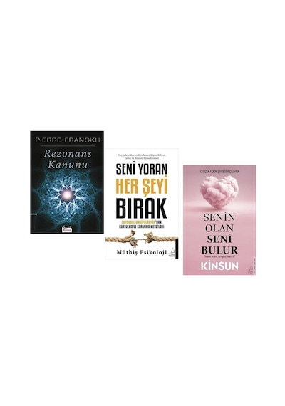 Rezonans Kanunu + Seni Yoran Her Seyi Birak + Senin Olan Seni Bulur 3 Set