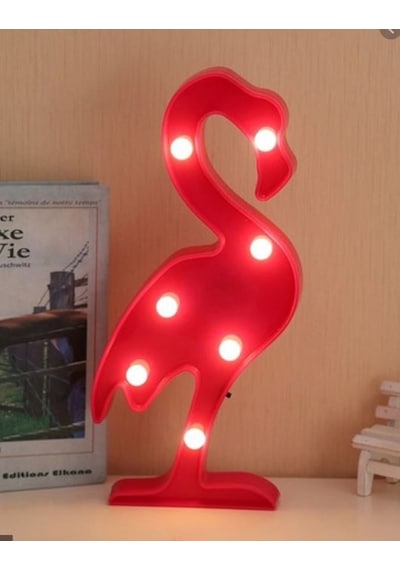 Flamingo  Tasarımlı Led Lamba Çok Renkli