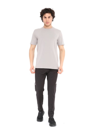 Raru Erkek %100 Pamuk T-Shirt Gravıs Bej