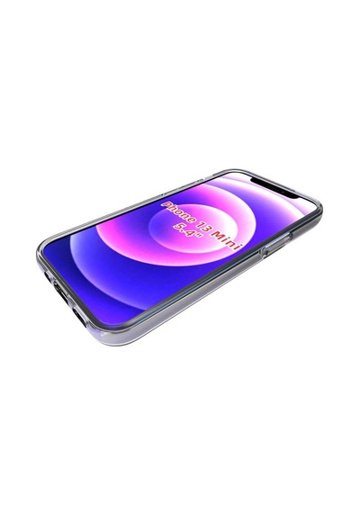 Noktaks - Apple Uyumlu iPhone 13 Mini - Kılıf Şeffaf Soft Slim Fitt Süper Silikon Kapak - Şeffaf
