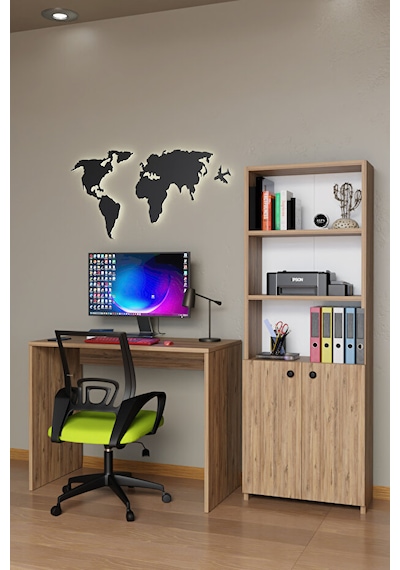 Çok Amaçlı 2 Kapaklı Kitaplıklı Çalışma Masası - Ev Ofis Öğrenci Bilgisayar Ders Çalışma Masası Ofis Masası Atlantik Çam Çok Amaçlı 2 Kapaklı Kitaplıklı Çalışma Masası - Ev Ofis Öğrenci Bilgisayar Ders Çalışma Masası Ofis Masası Atlantik Çam