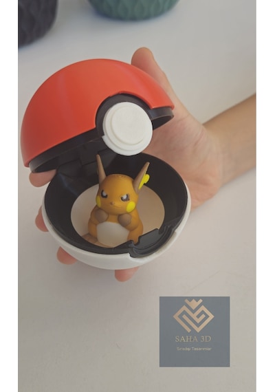 Pokemon Poke Topu Raichu Hediyeli