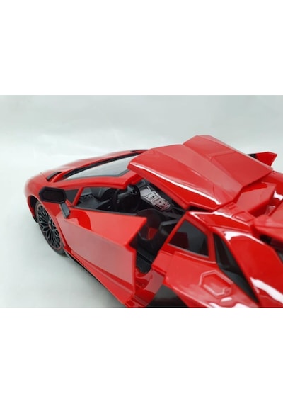 Lamborghini Aventador Şarjlı Uzaktan Kumandalı Araba Kırmızı - Er-lm20 Diğer