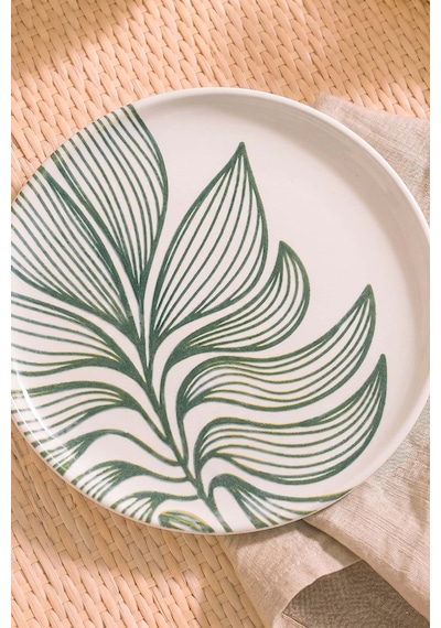 Leaf Harmony Nordic 4'lü Pasta & Sunum Tabağı 22 Cm Çok Renkli
