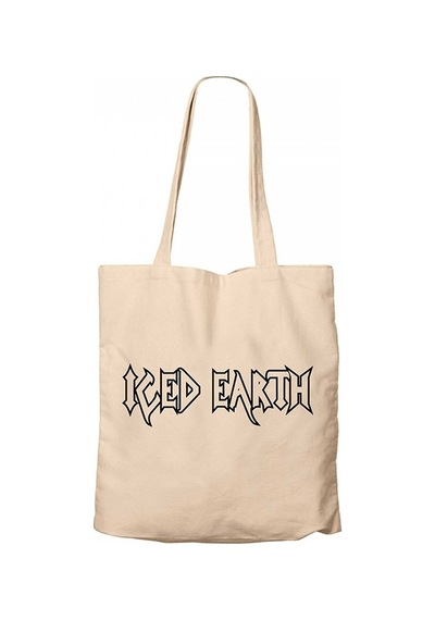Iced Earth Logo 2 Krem Kanvas Bez Çanta Krem