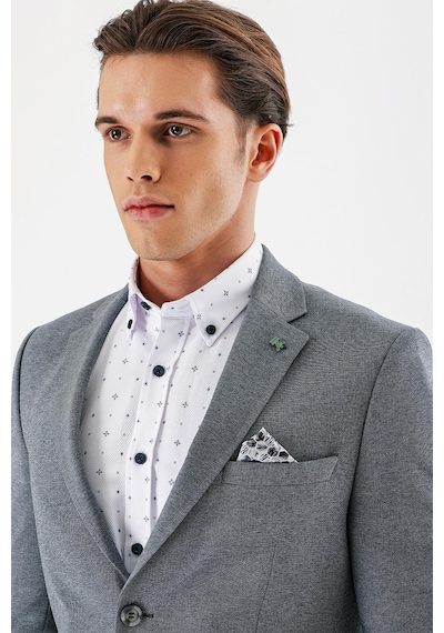 İmza Lacivert Desenli Mono Yaka Çift Yırtmaç Likralı 6 Drop Slim Fit Dar Kesim Klasik Ceket 1002240151-lacivert Lacivert İmza Lacivert Desenli Mono Yaka Çift Yırtmaç Likralı 6 Drop Slim Fit Dar Kesim Klasik Ceket 1002240151-lacivert Lacivert