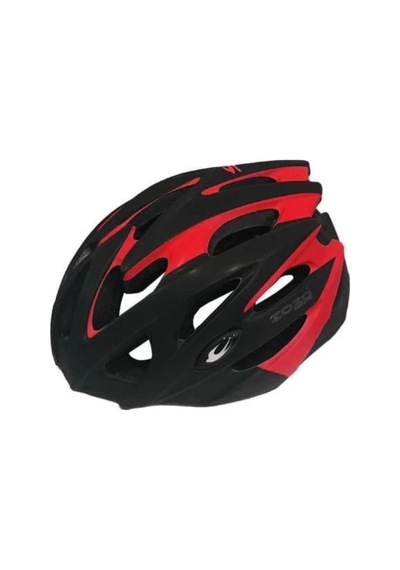 Zozo Mv29 Işıklı Kask Siyah/Kırmızı L