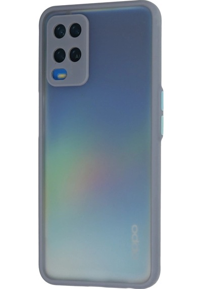 Cosmotex Newface Oppo A54 4g Kılıf Montreal Silikon Kapak - Gri