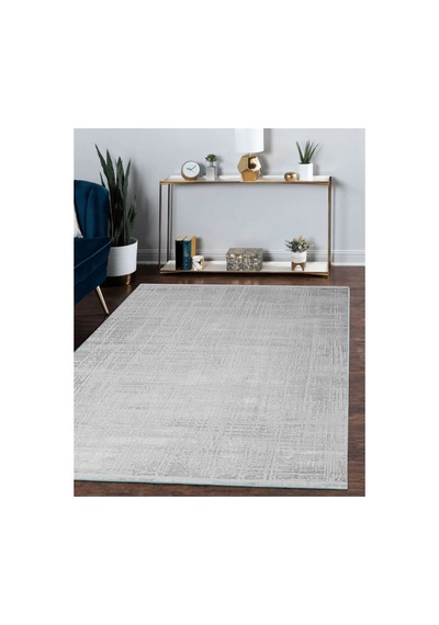 Gümüşsuyu Venıta 11961 160x230 Polyester Gri Modern Salon Halısı