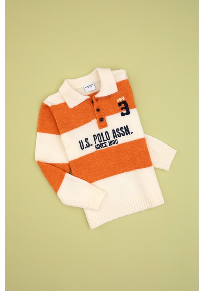 U.s. Polo Assn. Erkek Çocuk Bakır Kazak /triko 50311088-vr182 Bakır