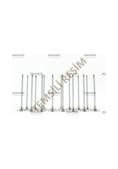 MAHER 10208 Subap Takım Starex Kmy 2600 Std (In-4 Ölçü:42X8X132 Ex-4 Ölçü:36X8X132)