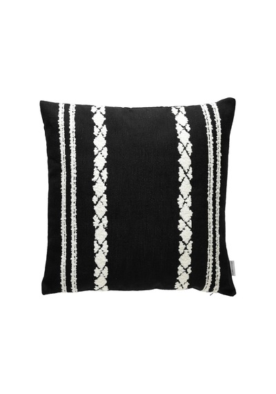 Ava Fancy Kırlent Siyah 50x50 Cm Sku: Mır8690010220578 Açık Gri