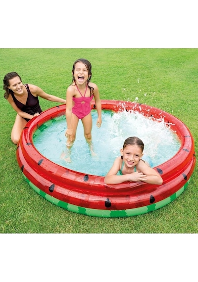 Ih58448 Karpuz Desenlı Havuz 168x38 Cm-vrd Açık Mavi