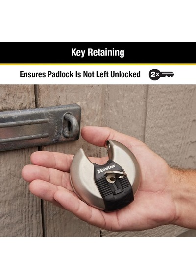 Master Lock M50xd Magnum Ağır Hizmet Paslanmaz Çelik Discus Asma