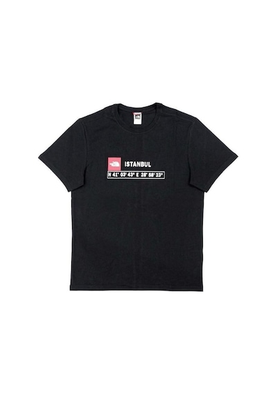 The North Face M S/s Gps Tee Istanbul Erkek T-shirt Nf0a8b4kjk31 Siyah