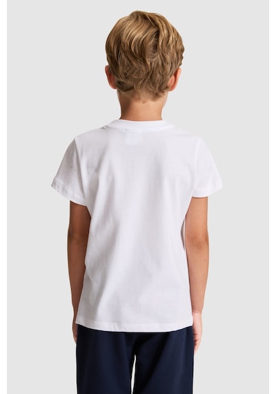 U.S. Polo Assn. Erkek Çocuk Beyaz Tişört Basic 50325555-vr013