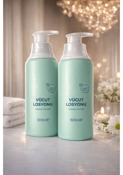 Hassas Ciltler Vücut Losyonu 2 Li Set 300 Ml X 2