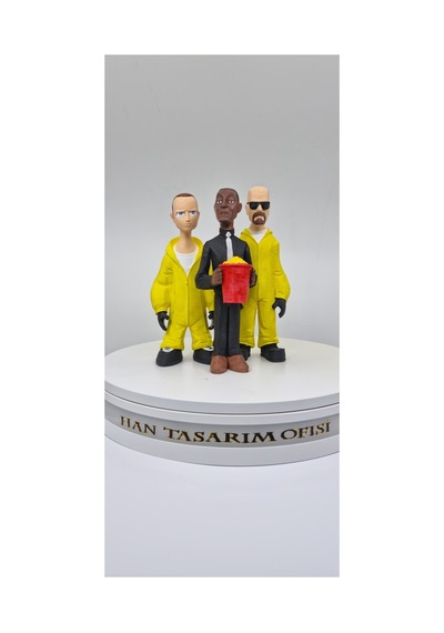 Breaking Bad 3 Lu Set Walter White Jesse Pinkman Gustavo Fring 15 Cm