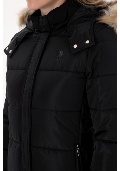 U.s. Polo Assn. Kadın Siyah Kaban 50308001-vr046 Siyah