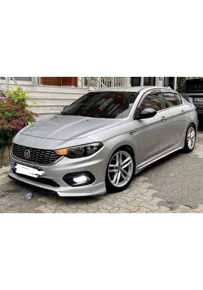 Fiat Egea Çıkıntılı Yan Marşpiyel Seti Plastik 2 Adet Mat Siyah 2015 2016 2017 2018 2019 2020 2021 Karlık+ek+bodykit
