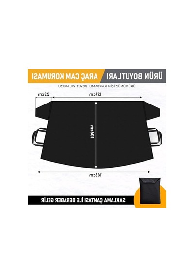 Ağır Hizmet Tipi Araç Ön Cam Koruyucu - 600d Oxford Kumaş