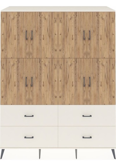 Kronos Gardrop 8 Raflı 4 Çekmeceli 8 Kapaklı 176x59x221 Aytaşı-çam/aytaşı Beyaz Kronos Gardrop 8 Raflı 4 Çekmeceli 8 Kapaklı 176x59x221 Aytaşı-çam/aytaşı Beyaz