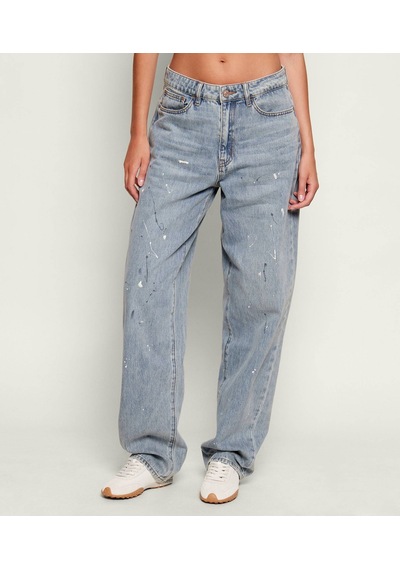 Guess Serra Relaxed Fit Kadın Jean Pantolon W6ga29d0973 Mavi