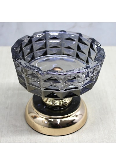 Zenviya21 Metal Ayaklı Cam Küllük Alk4875 Zenya785
