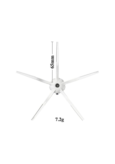 Roborock Uyumlu S6 Pure 2 Adet Hepa Filtre , 1 Adet 5 Kollu Yan Fırça