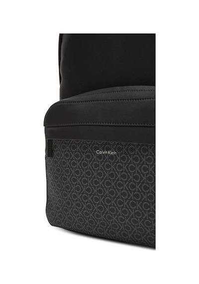 Calvin Klein Mono Baskılı Erkek Sırt Çantası Lv04d3187gub1 Siyah