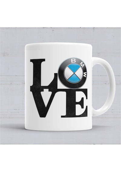 Love Bmw Aşk Bmw Kupa Bardak Porselen No36305 Karışık