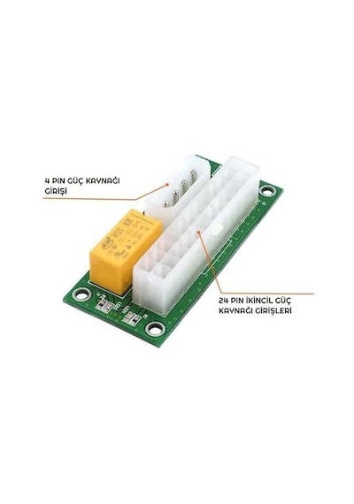 Add2PSU Power ATX Dual PSU & FAN Çoklayıcı Birleştirici 24 PIN Add2PSU Power ATX Dual PSU & FAN Çoklayıcı Birleştirici 24 PIN