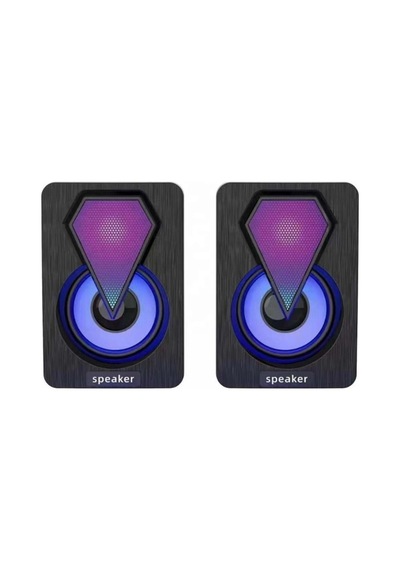 Hoparlör Speaker Usb Rgb 1+1 Torima D04